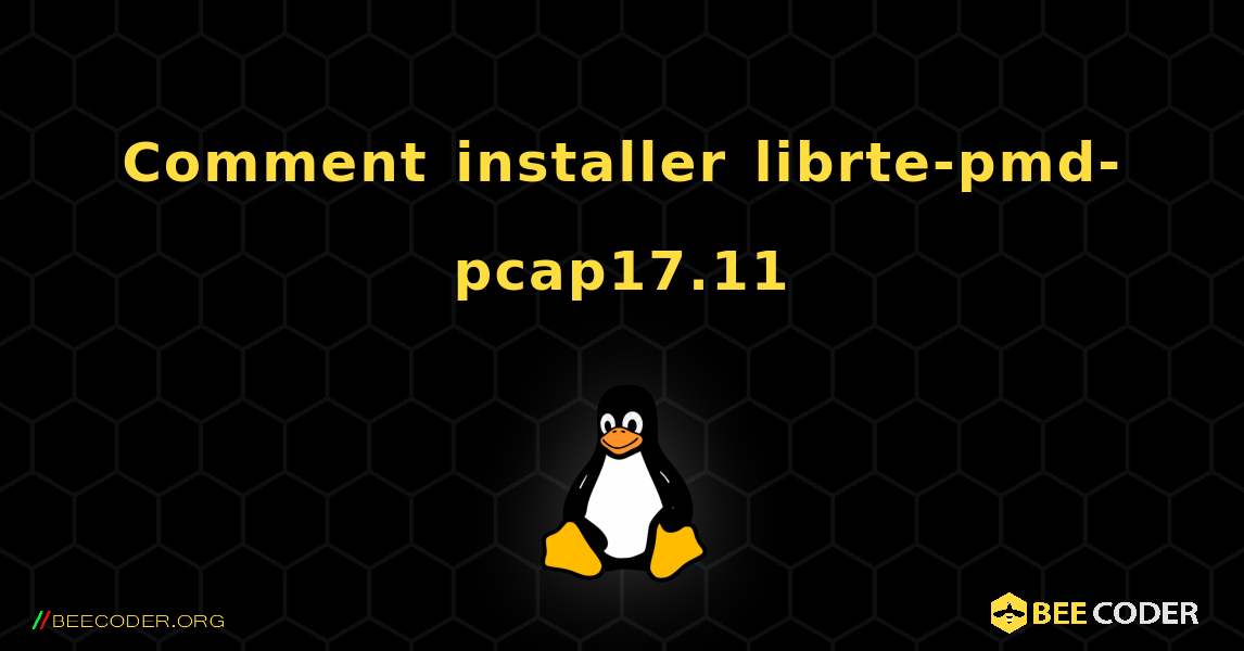 Comment installer librte-pmd-pcap17.11 . Linux