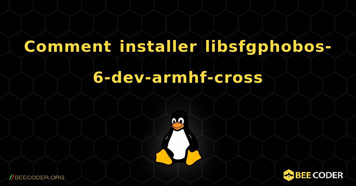 Comment installer libsfgphobos-6-dev-armhf-cross . Linux