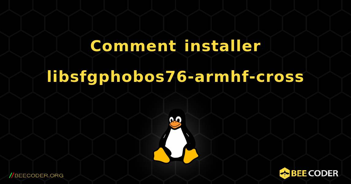 Comment installer libsfgphobos76-armhf-cross . Linux
