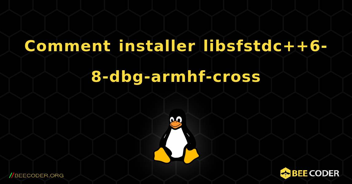 Comment installer libsfstdc++6-8-dbg-armhf-cross . Linux