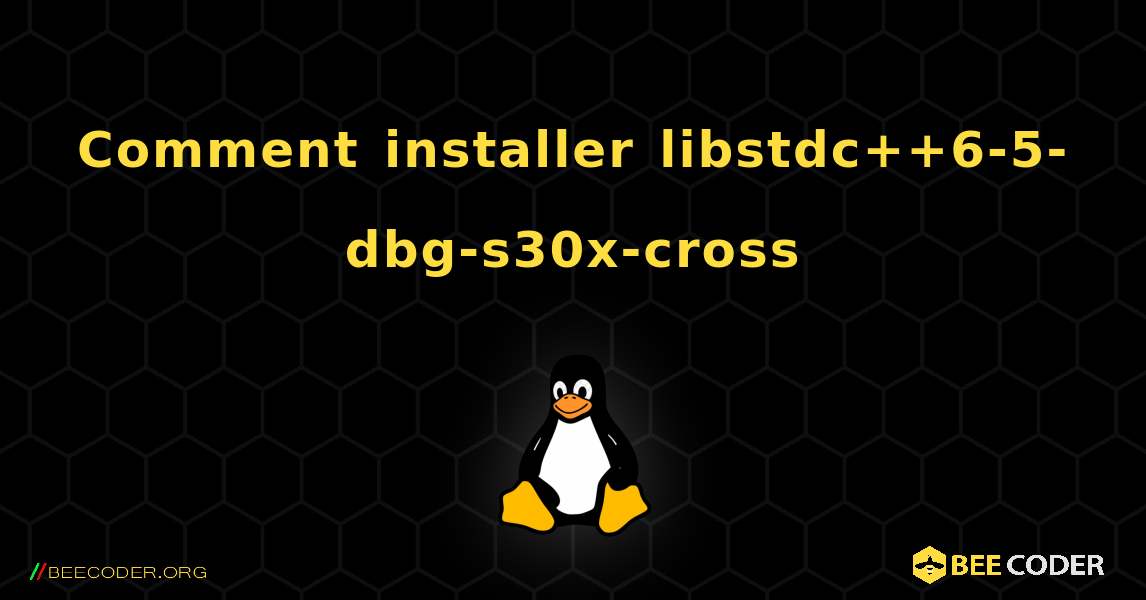 Comment installer libstdc++6-5-dbg-s30x-cross . Linux