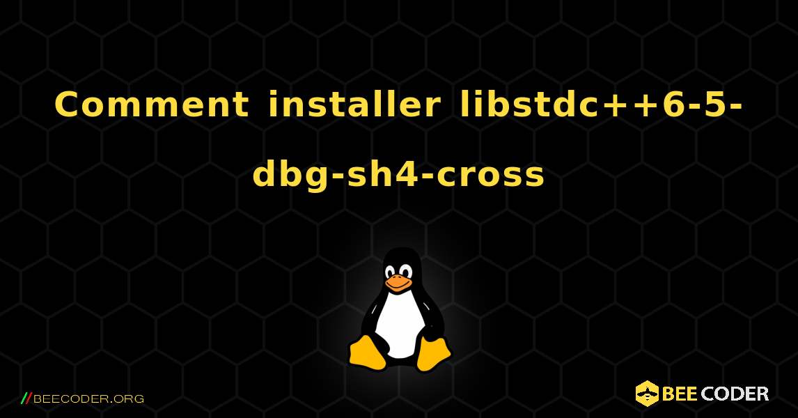 Comment installer libstdc++6-5-dbg-sh4-cross . Linux