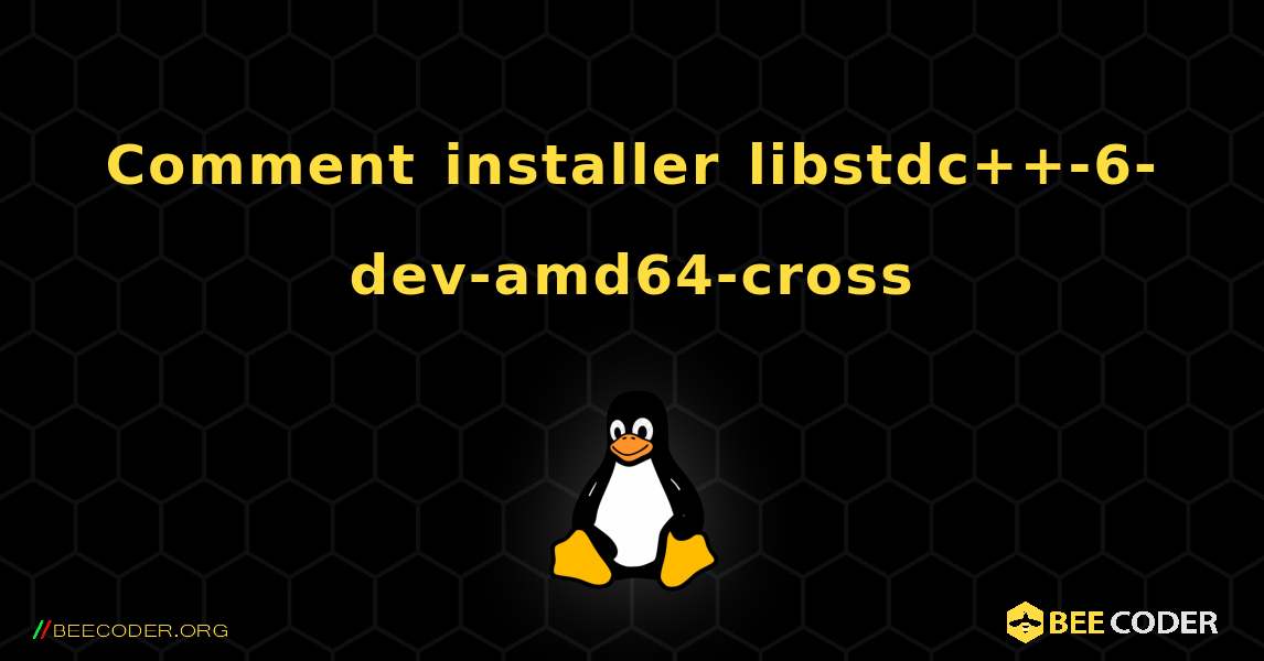 Comment installer libstdc++-6-dev-amd64-cross . Linux