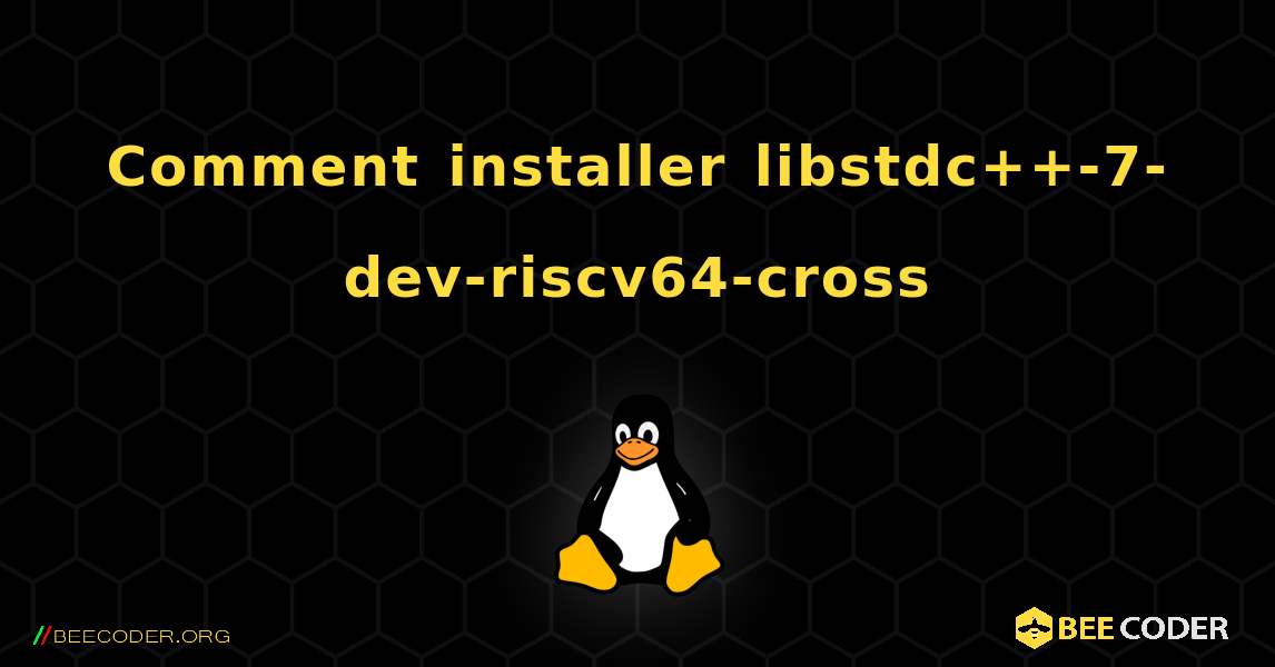 Comment installer libstdc++-7-dev-riscv64-cross . Linux