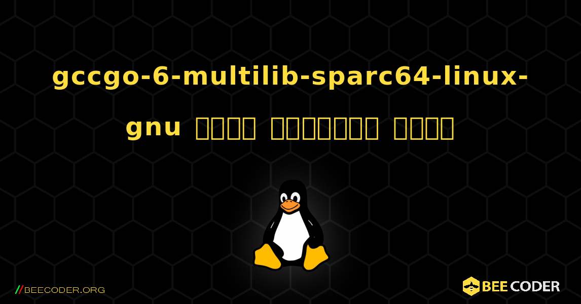 gccgo-6-multilib-sparc64-linux-gnu  कैसे स्थापित करें. Linux