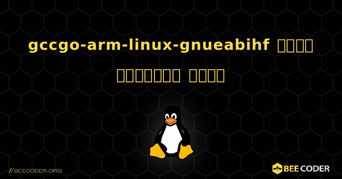 gccgo-arm-linux-gnueabihf  कैसे स्थापित करें. Linux