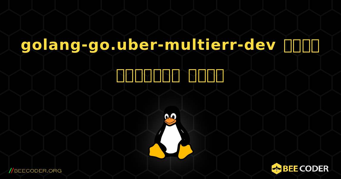 golang-go.uber-multierr-dev  कैसे स्थापित करें. Linux