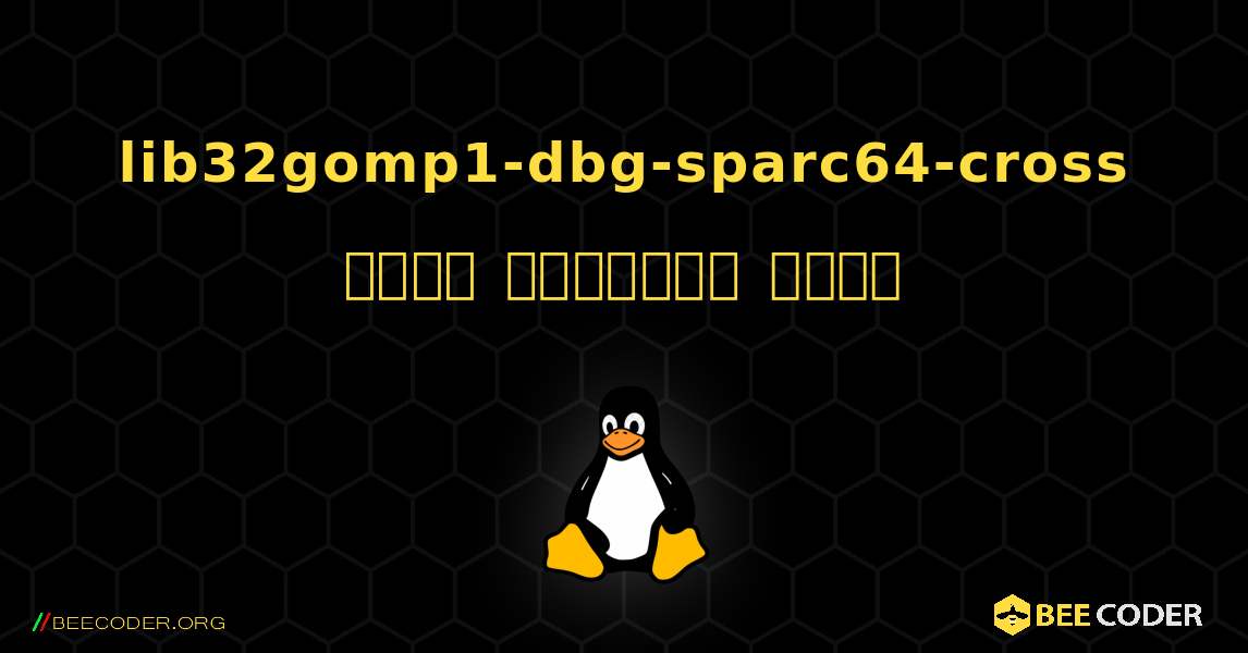 lib32gomp1-dbg-sparc64-cross  कैसे स्थापित करें. Linux