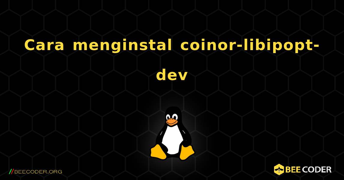 Cara menginstal coinor-libipopt-dev . Linux