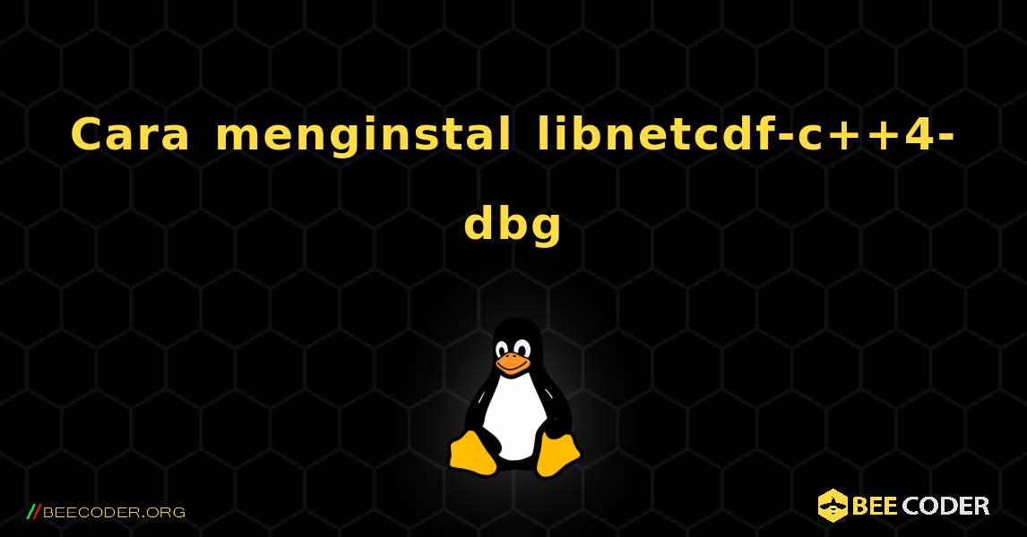 Cara menginstal libnetcdf-c++4-dbg . Linux