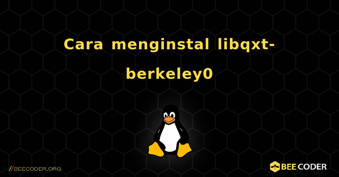 Cara menginstal libqxt-berkeley0 . Linux