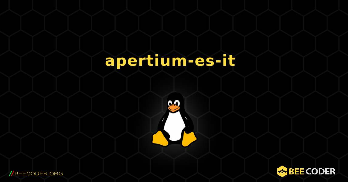 apertium-es-it  のインストール方法. Linux
