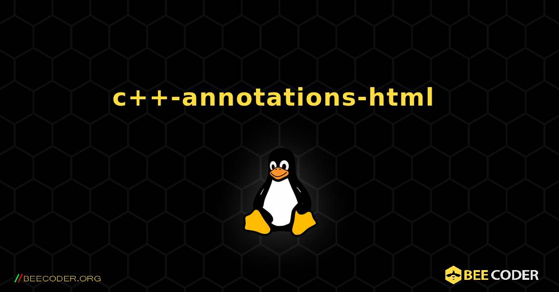c++-annotations-html  のインストール方法. Linux