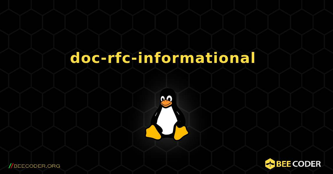 doc-rfc-informational  のインストール方法. Linux