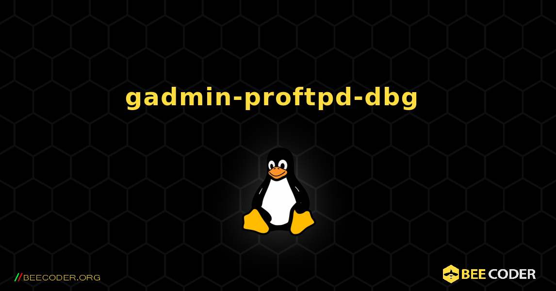 gadmin-proftpd-dbg  のインストール方法. Linux
