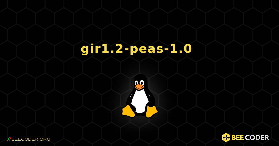 gir1.2-peas-1.0  のインストール方法. Linux