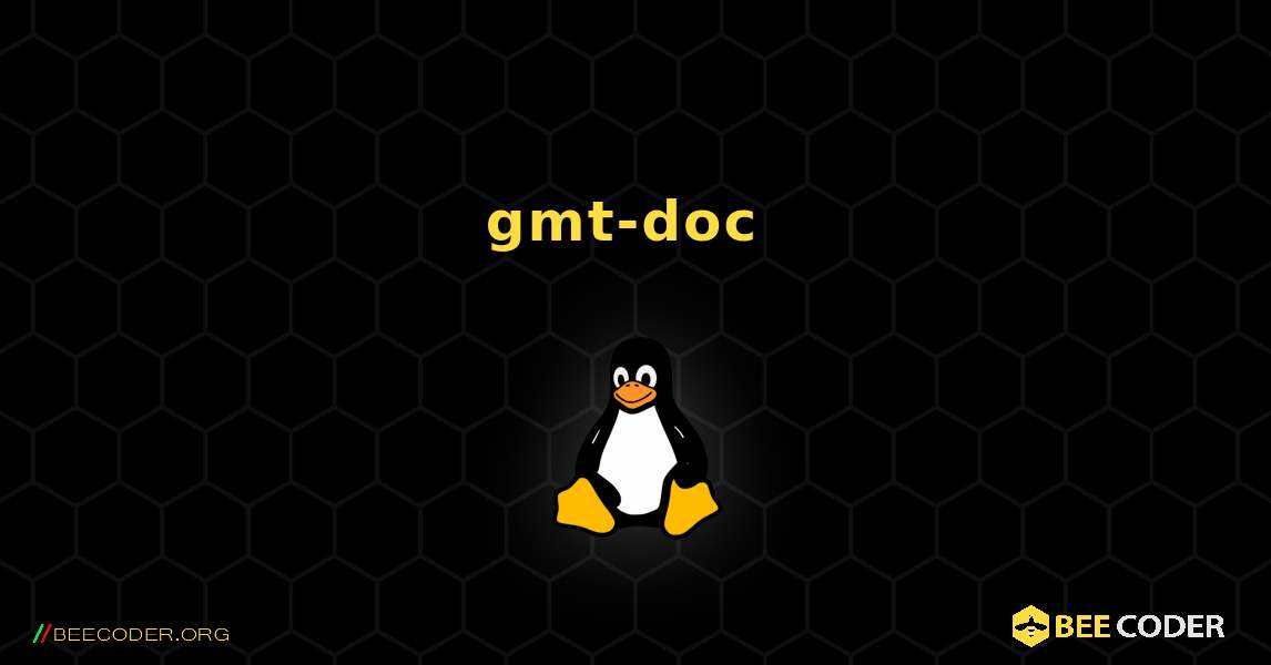 gmt-doc  のインストール方法. Linux