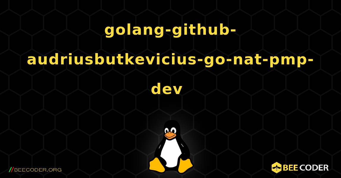 golang-github-audriusbutkevicius-go-nat-pmp-dev  のインストール方法. Linux