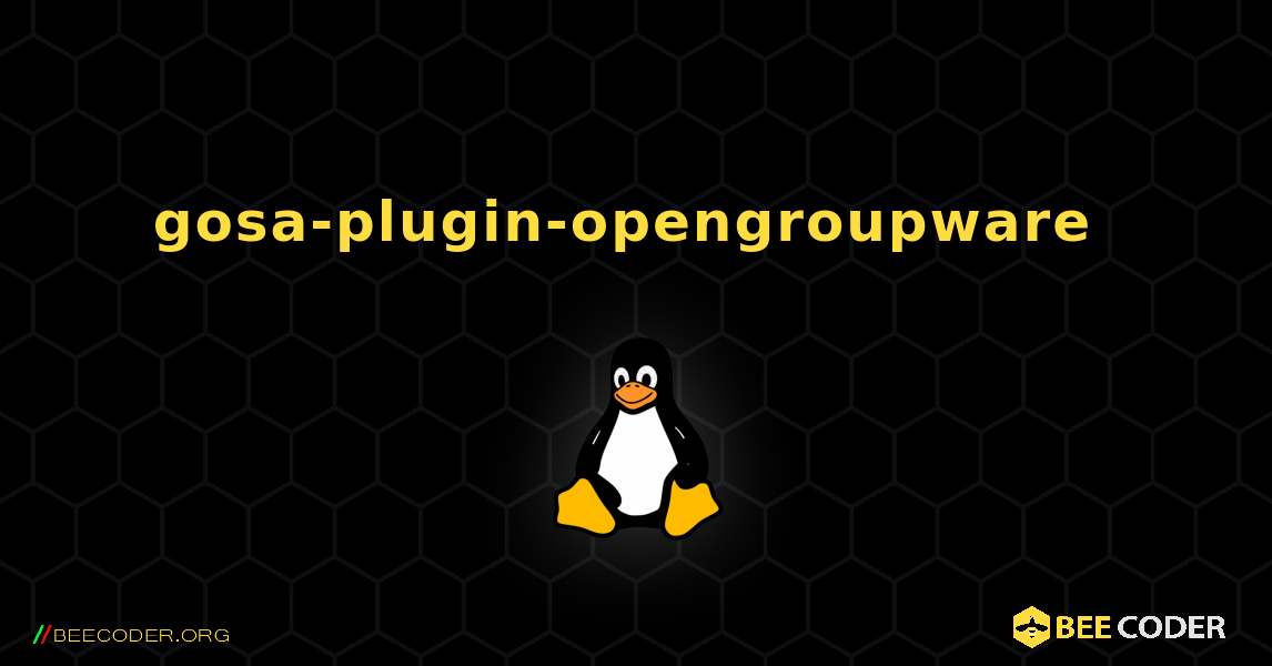 gosa-plugin-opengroupware  のインストール方法. Linux