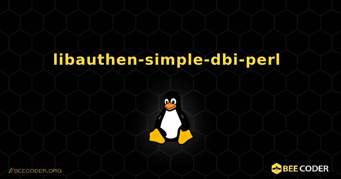 libauthen-simple-dbi-perl  のインストール方法. Linux