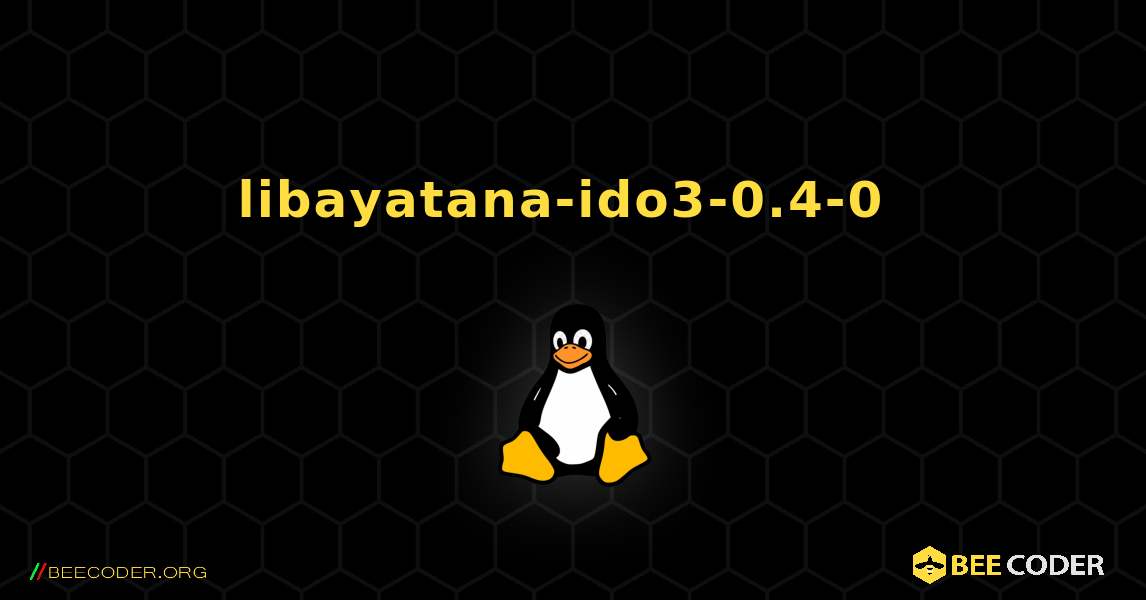 libayatana-ido3-0.4-0  のインストール方法. Linux