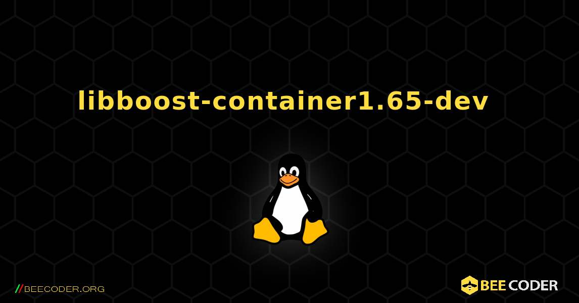 libboost-container1.65-dev  のインストール方法. Linux