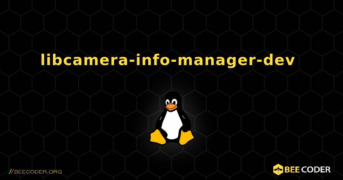 libcamera-info-manager-dev  のインストール方法. Linux