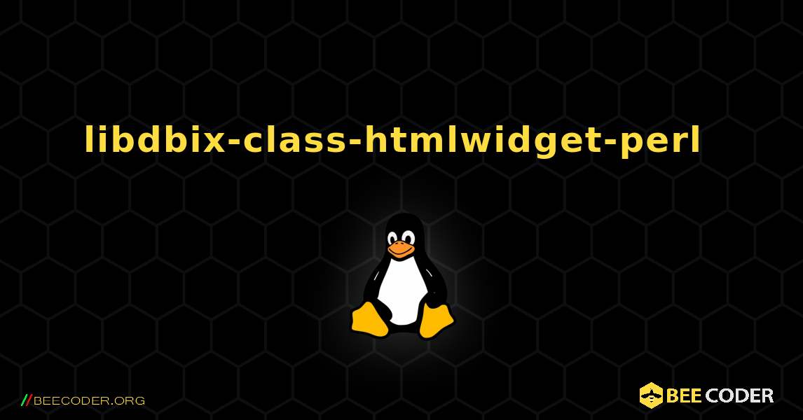 libdbix-class-htmlwidget-perl  のインストール方法. Linux