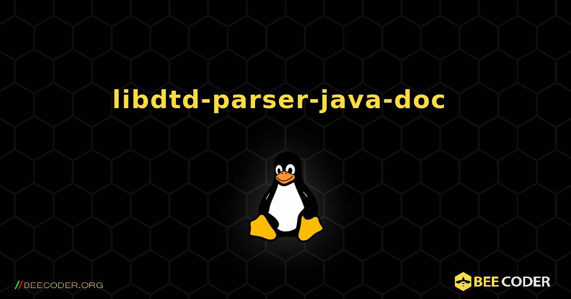 libdtd-parser-java-doc  のインストール方法. Linux
