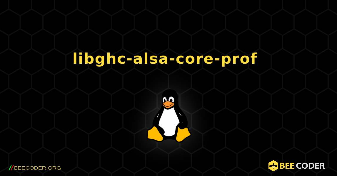 libghc-alsa-core-prof  のインストール方法. Linux