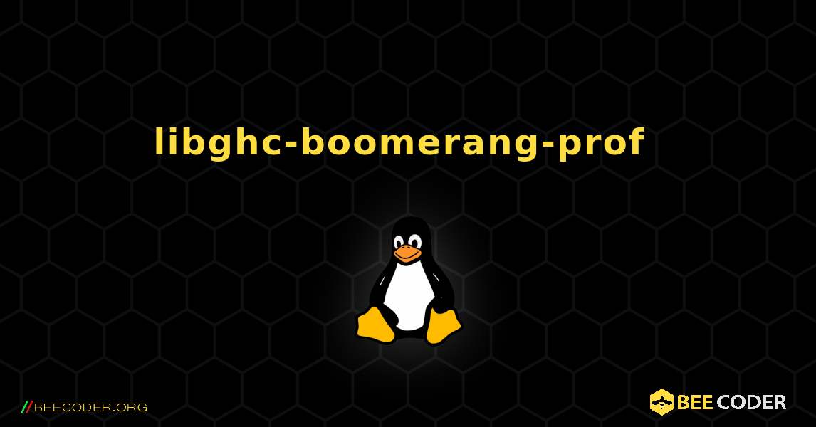 libghc-boomerang-prof  のインストール方法. Linux