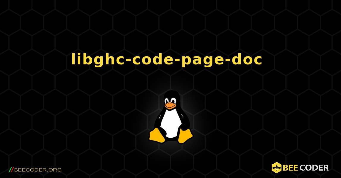 libghc-code-page-doc  のインストール方法. Linux