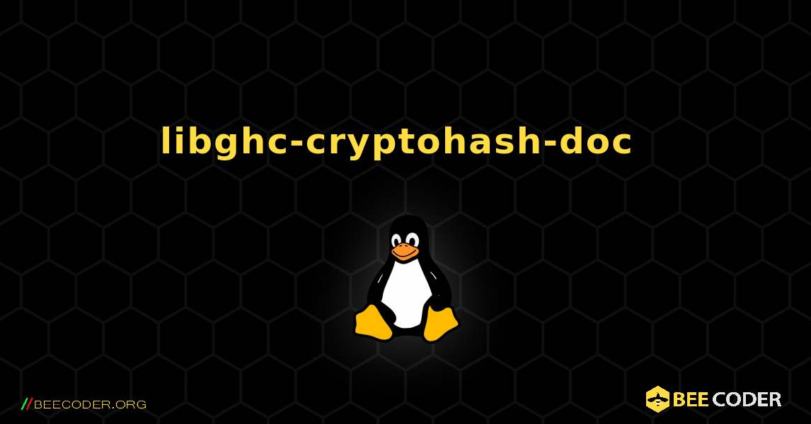 libghc-cryptohash-doc  のインストール方法. Linux