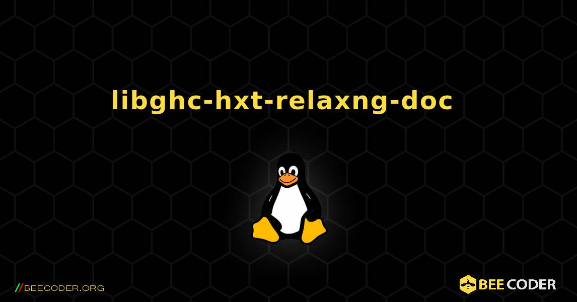 libghc-hxt-relaxng-doc  のインストール方法. Linux