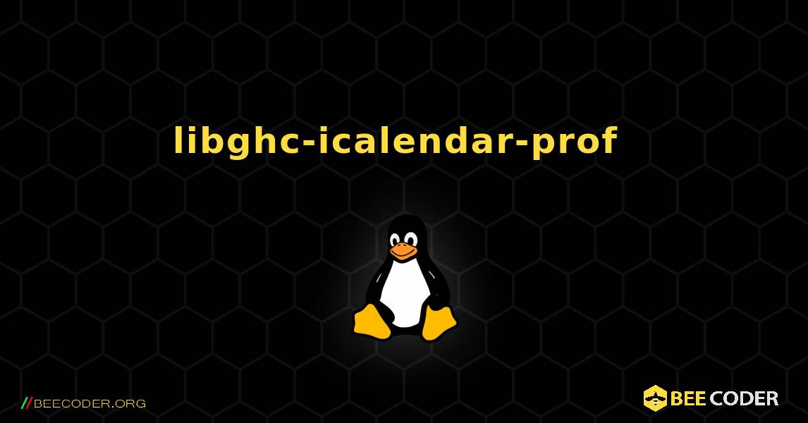 libghc-icalendar-prof  のインストール方法. Linux