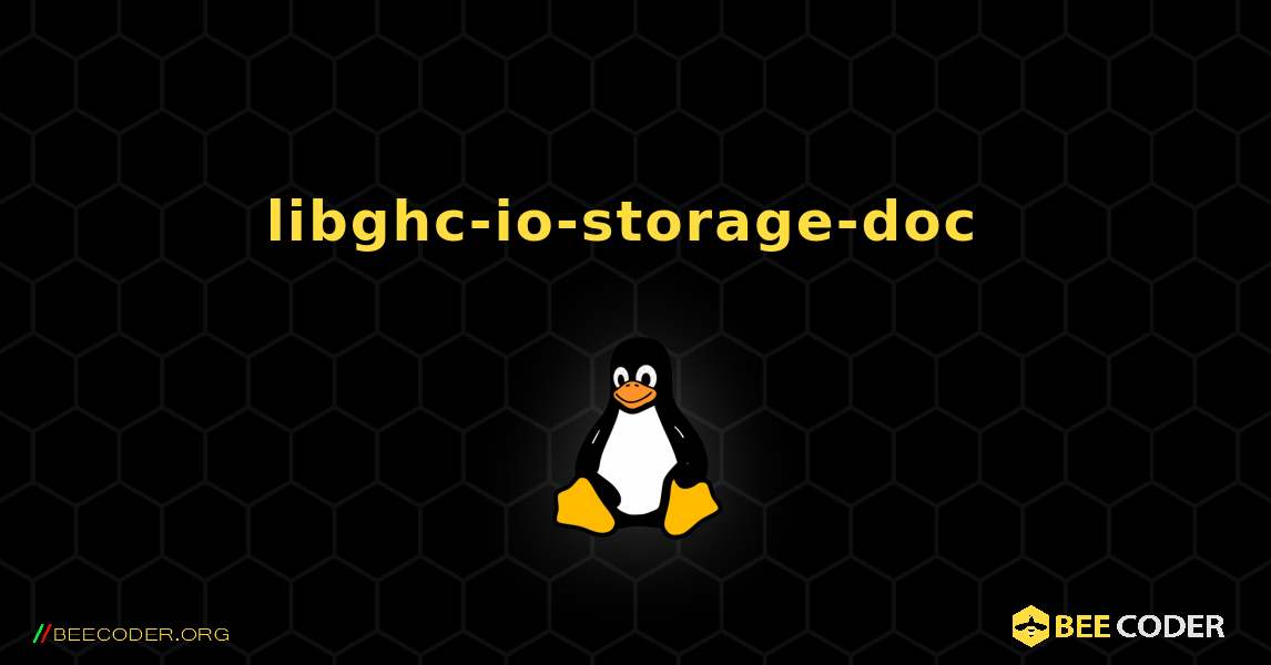libghc-io-storage-doc  のインストール方法. Linux
