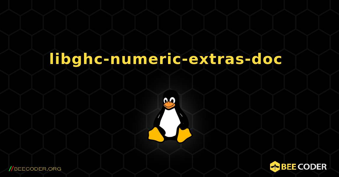 libghc-numeric-extras-doc  のインストール方法. Linux