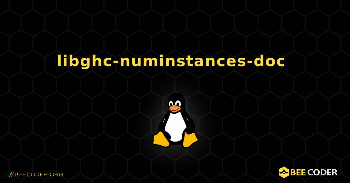 libghc-numinstances-doc  のインストール方法. Linux