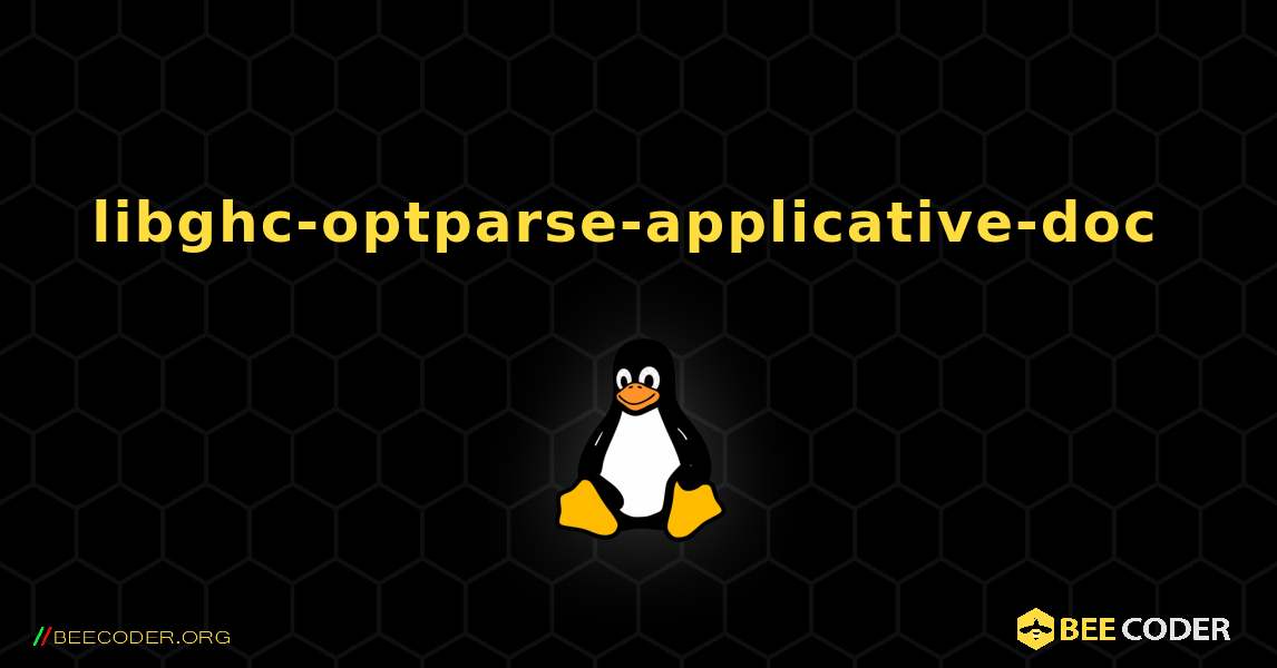 libghc-optparse-applicative-doc  のインストール方法. Linux