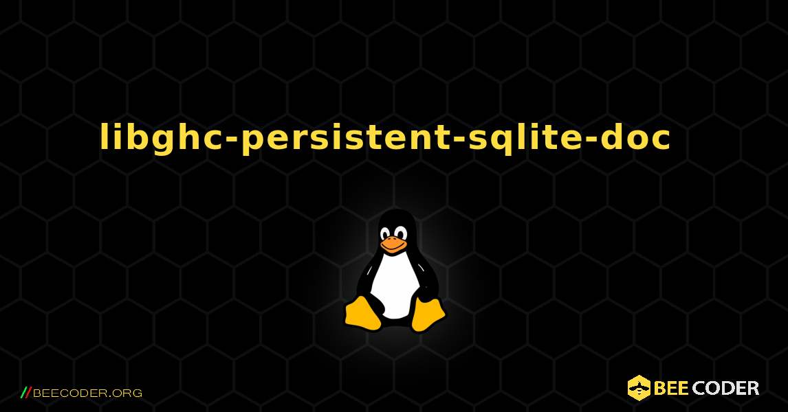 libghc-persistent-sqlite-doc  のインストール方法. Linux