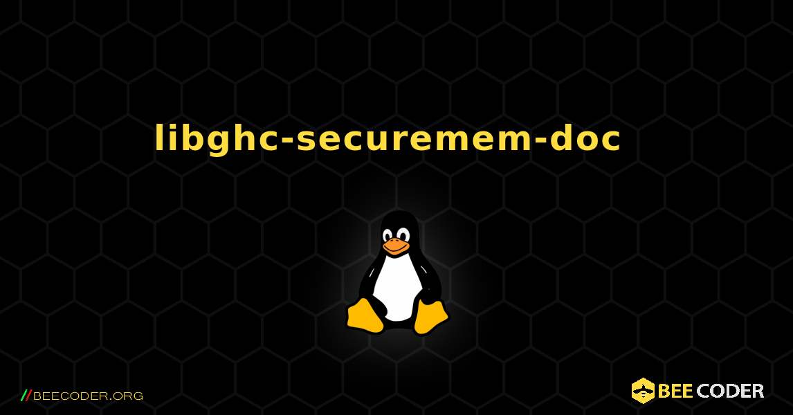 libghc-securemem-doc  のインストール方法. Linux