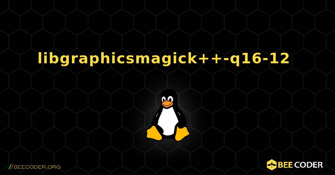 libgraphicsmagick++-q16-12  のインストール方法. Linux