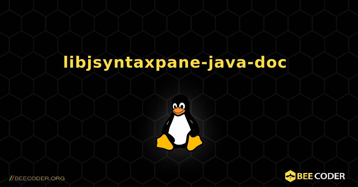 libjsyntaxpane-java-doc  のインストール方法. Linux