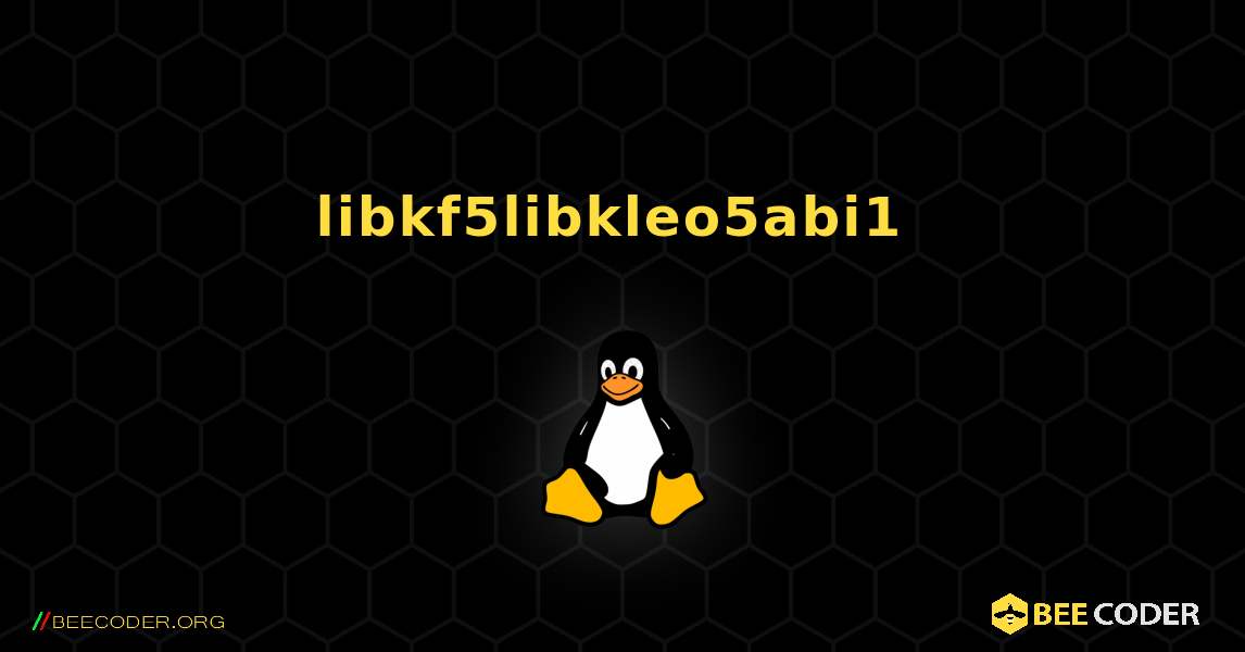 libkf5libkleo5abi1  のインストール方法. Linux
