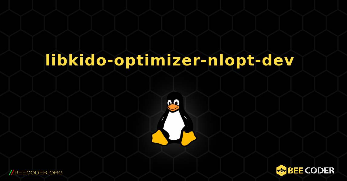 libkido-optimizer-nlopt-dev  のインストール方法. Linux
