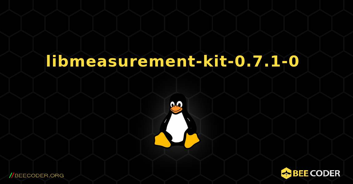 libmeasurement-kit-0.7.1-0  のインストール方法. Linux