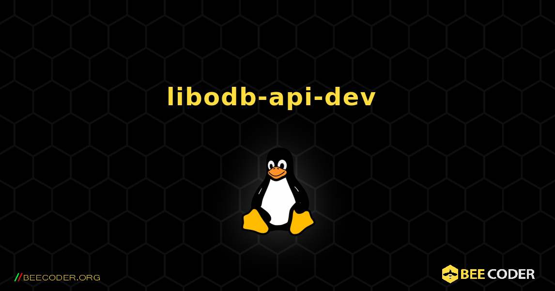 libodb-api-dev  のインストール方法. Linux