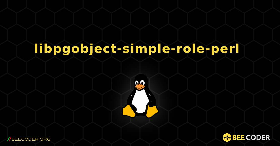 libpgobject-simple-role-perl  のインストール方法. Linux