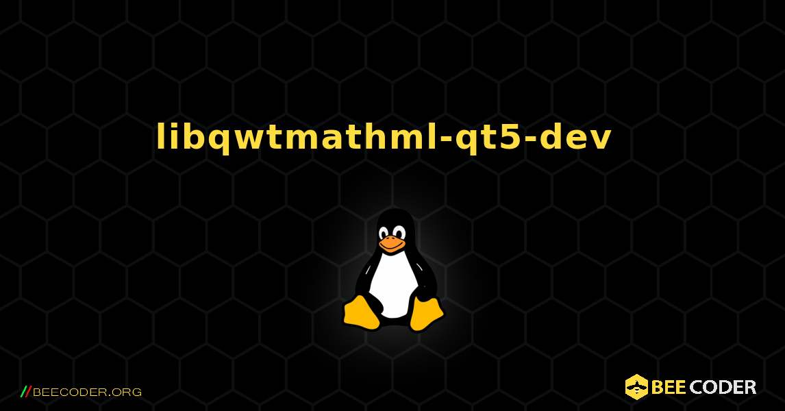 libqwtmathml-qt5-dev  のインストール方法. Linux