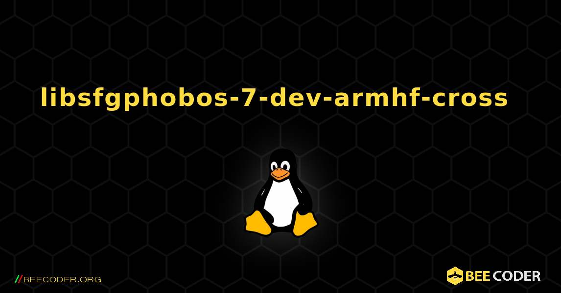 libsfgphobos-7-dev-armhf-cross  のインストール方法. Linux